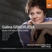 Album artwork for Grigorjeva choral music