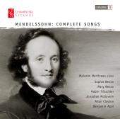 Album artwork for Mendelssohn: Complete Songs  vol.1