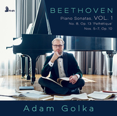 Album artwork for Beethoven: Piano Sonatas, Vol. 1 / Golka
