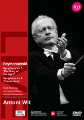 Album artwork for Szymanowski: Symphonies Nos. 3 & 4 / Wit