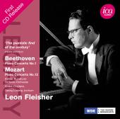 Album artwork for Leon Fliesher plays Beethoven & Mozart