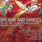 Album artwork for Dreams and Dances: Chamber Music for Clarinet by t