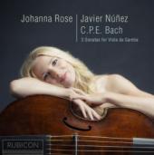 Album artwork for CPE Bach: Three Sonatas for Viola da Gamba