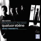 Album artwork for Brahms: String Quartet 1, Piano Quintet / Ebene