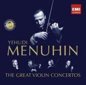 Album artwork for Yehudi Menuhin: The Great Violin Concertos