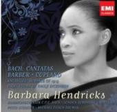 Album artwork for Barbara Hendricks: Bach Cantatas, Barber, Copland