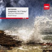 Album artwork for Beethoven: Symphonies 1 & 3 / Kempe