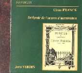 Album artwork for César Franck:Intégrale de l'oeuvre d'harmonium