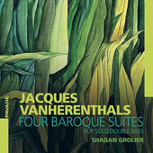 Album artwork for Vanherenthals: Four Baroque Suites for Double Bass