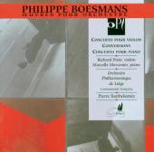 Album artwork for Boesmans: PIANO & VIOLIN CONCERTOS