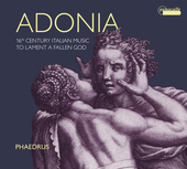 Album artwork for ADONIA - 16TH CENTURY ITALIAN