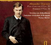 Album artwork for Alexandre Glazunov:  Piano Concerto No.1; Symphony