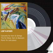 Album artwork for Leif Kayser: Horn Concerto - Piano Music