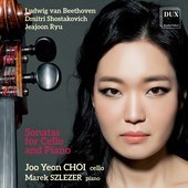 Album artwork for Beethoven, Shostakovich & Ryu: Sonatas for Cello &