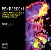 Album artwork for Penderecki: CHAMBER MUSIC vol.2