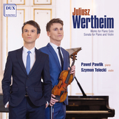 Album artwork for Wertheim: Works for Piano Solo/ Pawlik, Telecki