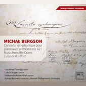Album artwork for Bergson: Concerto symphonique - Music from the Ope