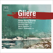 Album artwork for Glière: String Quartets Nos. 1 & 2