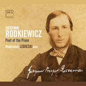Album artwork for Giedymin Rodkiewicz - Poet of the Piano / Liebieck