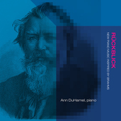 Album artwork for Ru¨ckblick - New Piano Music Inspired by Brahms