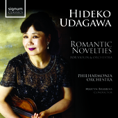 Album artwork for Romantic Novelties For Violin & Orchestra - Udagaw