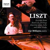 Album artwork for Liszt: Excerpts from Années de Pélerinage / Will