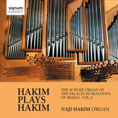Album artwork for Hakim Plays Hakim: The Schuke Organ of The Palacio