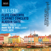 Album artwork for Nielsen: Flute Concerto - Clarinet Concerto - Alad