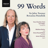 Album artwork for 99 Words - Choral Works by Tavener & Panufnik