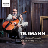 Album artwork for G.P. Telemann: 12 Fantasies for Viola da gamba, TW