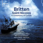 Album artwork for Britten: SAINT NICOLAS, Ceremony of Carols