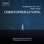 Album artwork for Christopher Gunning: Symphonies Nos. 6 & 7 - Night