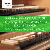 Album artwork for J.S. Bach: The Complete Organ Works, Vol. 8