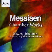 Album artwork for Messiaen chamber works