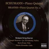 Album artwork for SCHUMANN & BRAHMS PIANO QUINTET