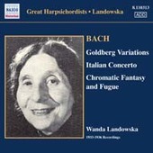 Album artwork for BACH, J.S.: GOLDBERG VARIATIONS
