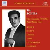 Album artwork for TITO SCHIPA - COMPLETE RECORDINGS 1922-1924