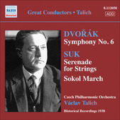 Album artwork for Dvorak: Symphony No. 6, Suk: Serenade for Strings 