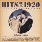 Album artwork for HITS OF 1920: WHISPERING