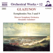 Album artwork for Glazunov: Symphonies Nos. 3 & 9 (Anissimov)