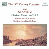 Album artwork for STAMITZ : CLARINET CONCERTOS, VOL. 2