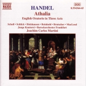 Album artwork for Handel: Athalia / Martini, Scholl, Schlick