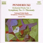 Album artwork for Penderecki: Orchestral Works Vol 1 / Antoni Wit