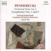 Album artwork for Penderecki - Orchestral Works Vol 2 Sym 1-5