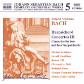 Album artwork for Bach: Harpsichord Concertos Vol. 3 