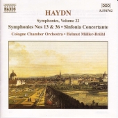 Album artwork for Haydn: Symphonies Vol. 22, Nos. 13 & 36