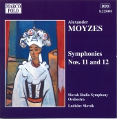 Album artwork for Moyzes: SYMPHONIES NOS. 11 AND 12