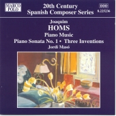 Album artwork for JOAQUIM HOMS: PIANO MUSIC VOLUME 2