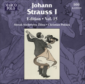 Album artwork for J. Strauss I: Vol. 15
