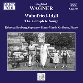 Album artwork for S. Wagner : Wahnfried-Idyll, Complete Songs